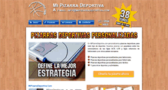 Desktop Screenshot of mipizarradeportiva.com